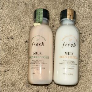 Fresh Milk MILK Body Cleanser and Lotion Bundle